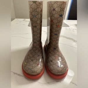 Gucci kids rain boots